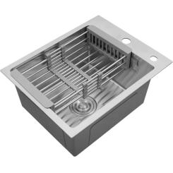 Мойка кухонная Kroner Geburstet-4050HM Фото 7