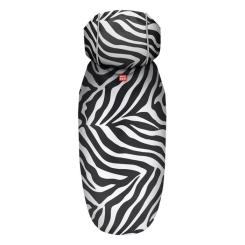 Дождевик для животных WAUDOG Clothes с капюшоном "Зебра" XS Фото