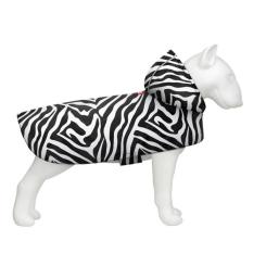 Дождевик для животных WAUDOG Clothes с капюшоном "Зебра" XS Фото 1