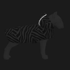 Дождевик для животных WAUDOG Clothes с капюшоном "Зебра" XS Фото 3