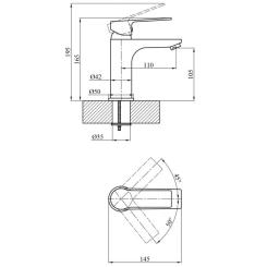 Смеситель Agua Merida-C011 Фото 7