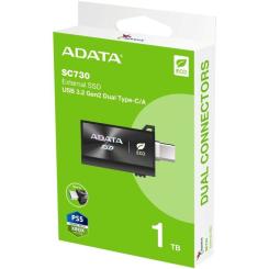 Накопитель SSD ADATA USB 3.2 1TB SC730 Фото 5