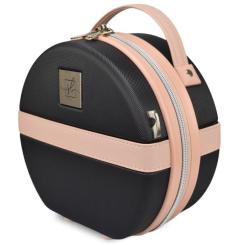 Косметичка Semi Line Бьюти-кейс 5L Black/Pink Cream Фото