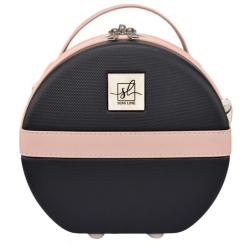 Косметичка Semi Line Бьюти-кейс 5L Black/Pink Cream Фото 2