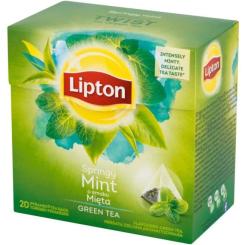 Чай Lipton зелений "Intense mint" 20 пакетиків Фото 1