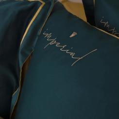 Постельное белье MirSon Сатин Imperial Satin Messina 200х220 Евро Фото 4