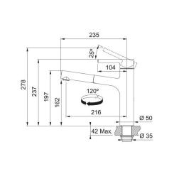 Смеситель Franke Centro Фото 4