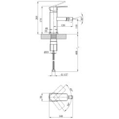Смеситель Kroner Ems-C020 Фото 6