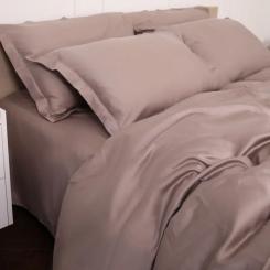 Постельное белье MirSon Tencel №08 Beige 175х210 двуспальный Фото 9