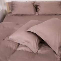 Постельное белье MirSon Tencel №08 Beige 175х210 двуспальный Фото 3