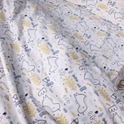Постельное белье MirSon 011 Dino Фланель 200x220 Евро Фото 3