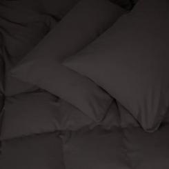 Постельное белье MirSon 002 Black Фланель 200х220 Євро Фото