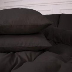 Постельное белье MirSon 002 Black Фланель 200х220 Євро Фото 3
