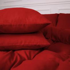 Постельное белье MirSon 009 Red Фланель 200х220 Евро Фото 5