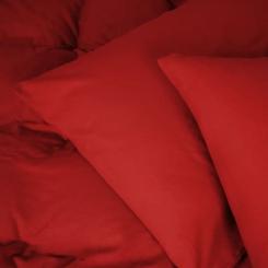 Постельное белье MirSon 009 Red Фланель 200х220 Евро Фото 7