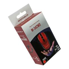 Мышка Grunhelm M-342WD USB Red Фото 1