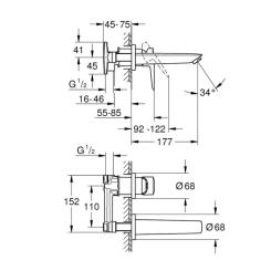 Смеситель Grohe BauLoop New Фото 4