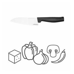 Кухонный нож Fiskars Hard Edge шеф малий 13 см Фото 5