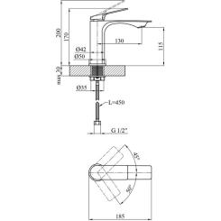Душевой гарнитур Kroner Graz-GRP070 + змішувач Graz-GRP010 Фото 11