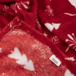 Плед Ardesto Christmas Flannel 160х200см, 100% поліестер, олені Фото 3