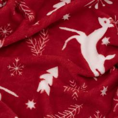 Плед Ardesto Christmas Flannel 160х200см, 100% поліестер, олені Фото 4