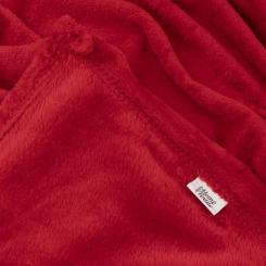 Плед Ardesto Flannel 160х200см, 100% поліестер, червоний Фото 3