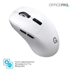 Мышка OfficePro M398W Wireless/Bluetooth White Фото 10