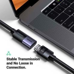Переходник Ugreen HDMI F to HDMI F 8K black Фото 3