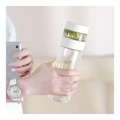 Термос Xiaomi Quange Intelligent Tea Separator Cup White Фото 1