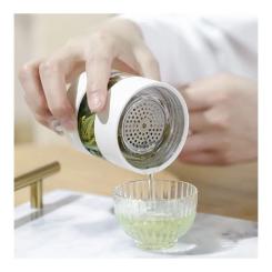 Термос Xiaomi Quange Intelligent Tea Separator Cup White Фото 4