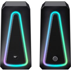 Акустическая система Havit HV-SK208 PRO USB RGB Black Фото 4