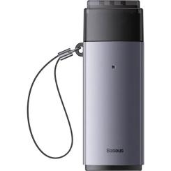 Считыватель флеш-карт Baseus USB to SD/TF gray Фото 2