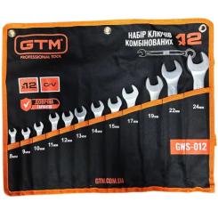 Ключ GTM 8-24мм 12шт, чехол Фото