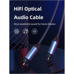Кабель мультимедийный Cabletime Optical Toslink 1.0m Фото 2