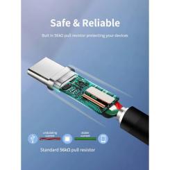 Дата кабель Cabletime USB 3.0 AM to USB-C 1.5m Фото 2