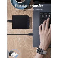 Дата кабель Cabletime USB 3.0 AM to USB-C 1.5m Фото 5