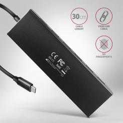 Концентратор AXAGON USB-C to 7xUSB 3.0 black Фото 5