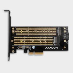 Контроллер AXAGON PCIe to NVMe+SATA M.2 Фото 1