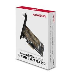 Контроллер AXAGON PCIe to NVMe+SATA M.2 Фото 3