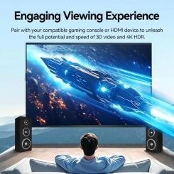 Кабель мультимедийный Vention HDMI M to HDMI M 20.0m 1080p60Hz black Фото 3