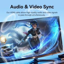 Кабель мультимедийный Vention HDMI M to HDMI M 20.0m 1080p60Hz black Фото 4