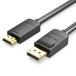 Кабель мультимедийный Vention DisplayPort M to HDMI M 1.5m 1080p60Hz black Фото