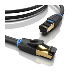 Патч-корд Vention 0.5м, S/FTP cat 8 RJ-45 black Фото 1