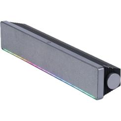 Акустическая система HP DHE-6003 RGB Black/Silver Фото 1