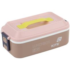 Ланч-бокс Kite 1000 мл бежевий Фото