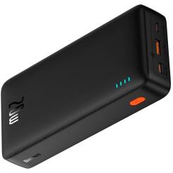 Батарея универсальная Baseus Airpow 20000mAh 20W PD/3.0, QC/3.0, black Фото 2
