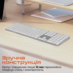 Клавиатура Meetion K230 Bluetooth/Wireless Black Фото 5