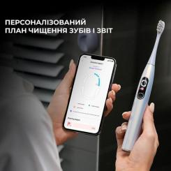 Электрическая зубная щетка Oclean X Plus Pro Digital Silver Фото 11
