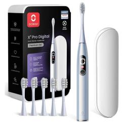 Электрическая зубная щетка Oclean X Plus Pro Digital Silver Фото