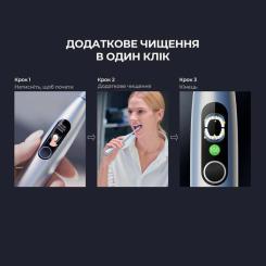 Электрическая зубная щетка Oclean X Plus Pro Digital Silver Фото 1